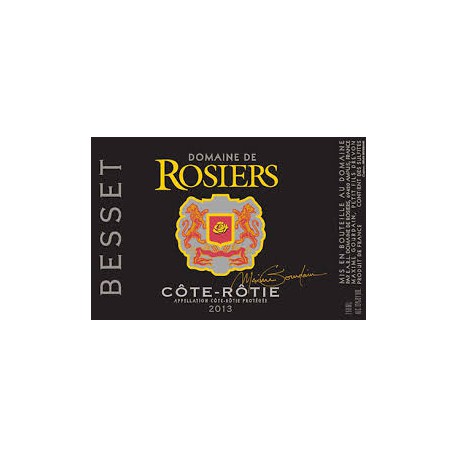 côte rôtie domaine rosiers cuvée besset 2015 domaine drevon