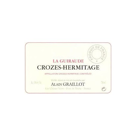 Crozes Hermitage 2015 "La Guiraude" Alain Graillot