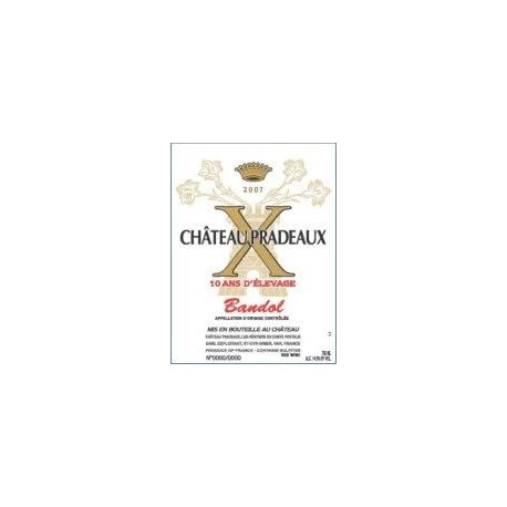 Château Pradeaux Bandol 2007 Comtes De Portalis