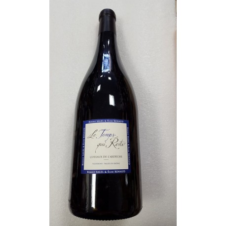Coteaux de L'Ardèche Magnum "Le Temps qui reste" Rouge 2013 Benoit Salel Elise Renaud