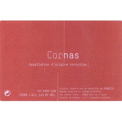 DOMAINE DES LISES MAXIME GRAILLOT CORNAS EQUIS 2014