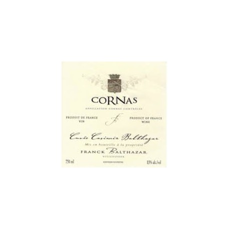 Cornas 2015 Cuvée Casimir Franck Balthazar