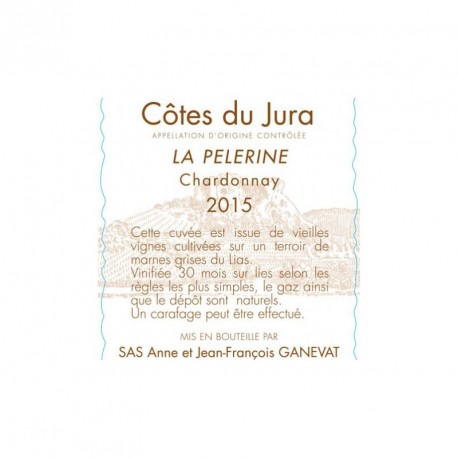 Jean-François GANEVAT, Chardonnay "LA PÈLERINE" 2015