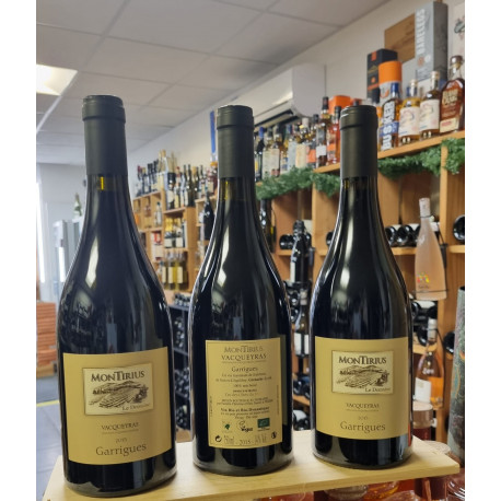 DOMAINE MONTIRIUS CUVÉE GARRIGUES VACQUEYRAS ROUGE 2015