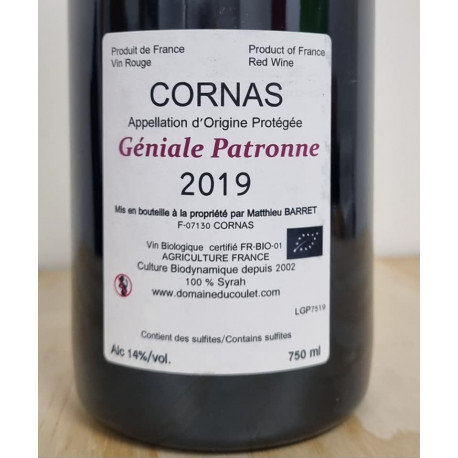 Cornas 2011 Magnum "Gore" Matthieu Barret