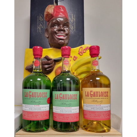 La Gauloise liqueur de plantes Verte 46% Vieillissement 5 ans en barrique Unique !!! Jéroboam