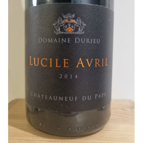 domaine durieux 2014 cuvee lucile avril chateauneuf du pape