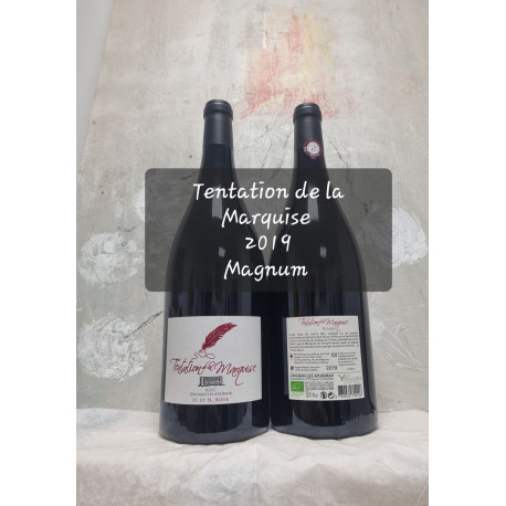 DOMAINE DE GRANGENEUVE TENTATION DE LA MARQUISE ROUGE 2019 Magnum GRIGNAN-LES-ADEMARS