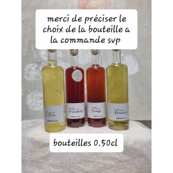 Entre Deux Champs liqueurs bio by Maryne Caillet 100% Ardéchois 0.50 cl