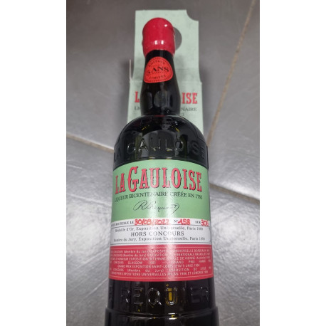 La Gauloise liqueur de plantes Verte 46% Vieillissement 5 ans en barrique Unique !!!