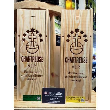 Bouteille 1 litre VEP Jaune - Les Pères Chartreux - Chartreuse MISE 2026