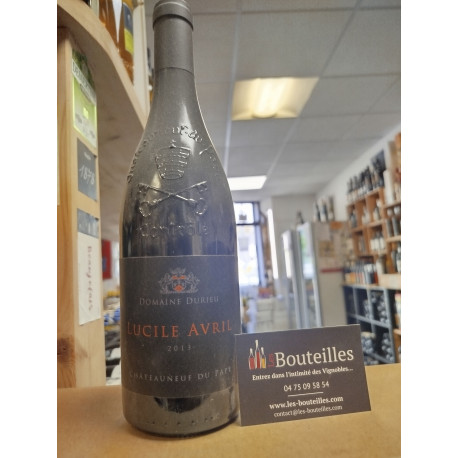 domaine durieux 2014 cuvee lucile avril chateauneuf du pape