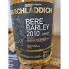 Bruichladdich Bere Barley 2010 – 8 Ans – Islay Single Malt Scotch Whisky – 50%