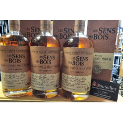 Whisky Single Malt Tourbé — Les Sens des Bois Édition limitée 2024 44,4 % vol Veuve Goudoulin