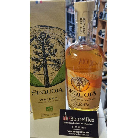 Distillerie du Vercors, Belle Séquoia Whisky Single Malt Bio 70 cl – 41 %vo