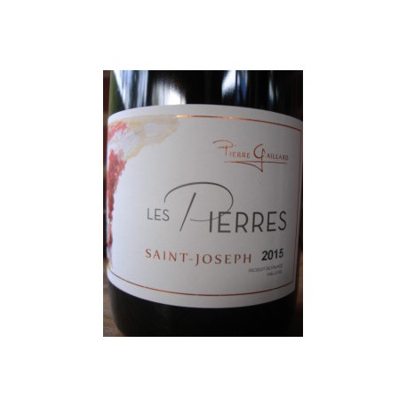 Saint Joseph 2015 les Pierres Domaine Pierre Gaillard